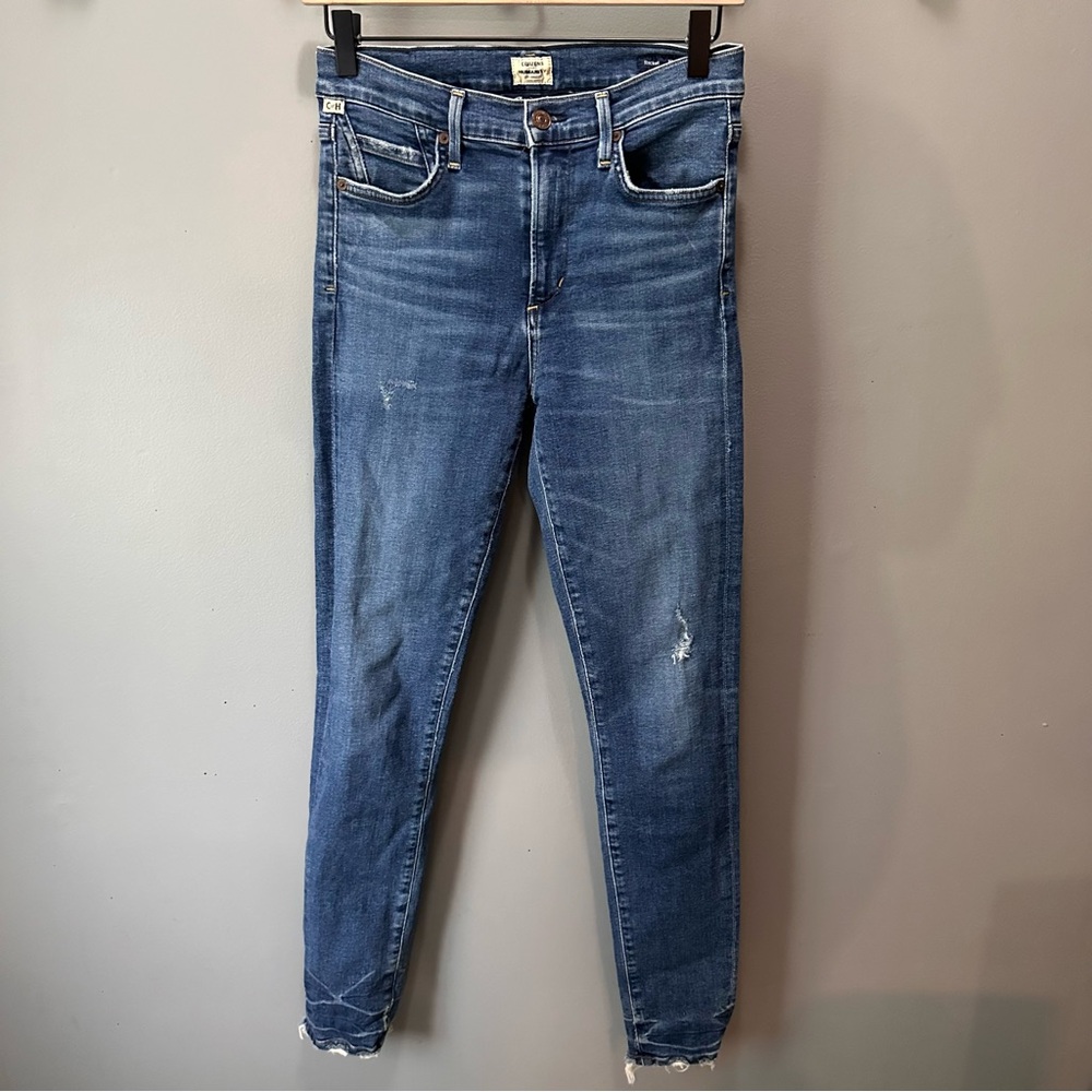 Citizens of Humanity Medium Wash Rocket Skinny Jeans. Size 27. High Rise. EUC